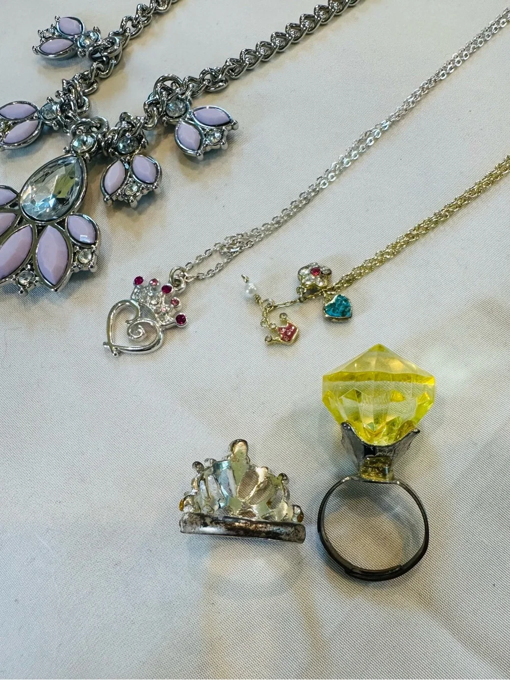 Little Girl Princess Fun Jewelry Bundle: Necklaces & Rings